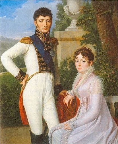 Konig Jerome and Katharina von Westfalen 1810 by Sebastian Weygandt 1760-1836 Private Collection